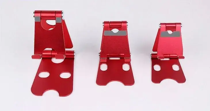 Aluminum Double Foldable Phone Tablet Stand 43mm - Image 5