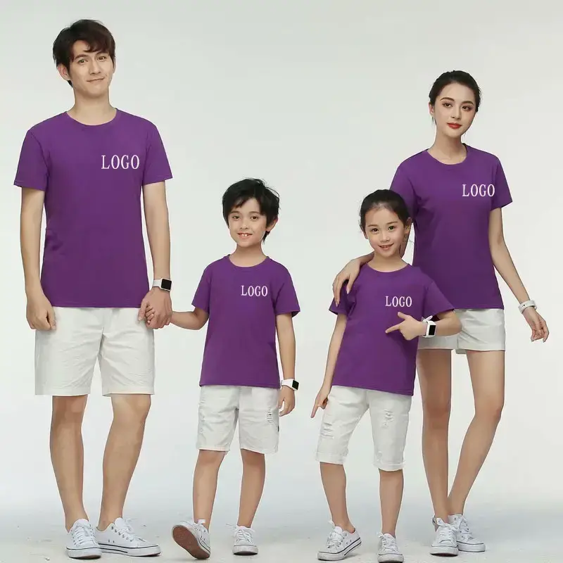 Pure Cotton Orange Family T-Shirt for Kids - Image 4