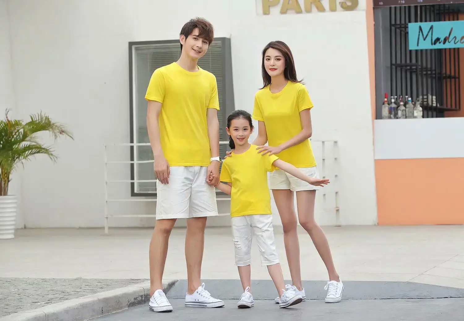 Pure Cotton Orange Family T-Shirt for Kids - Image 2