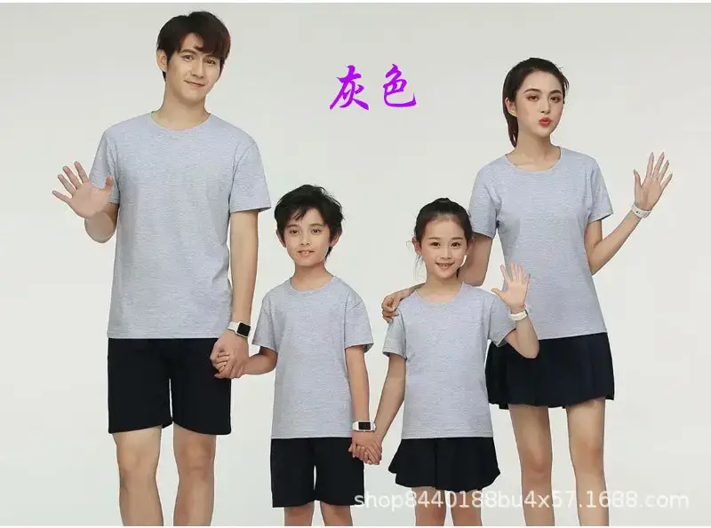 Pure Cotton Orange Family T-Shirt for Kids - Image 5