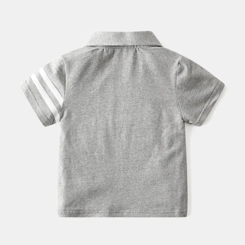Children's Yellow Polo T-Shirt 2023 Summer - Image 9