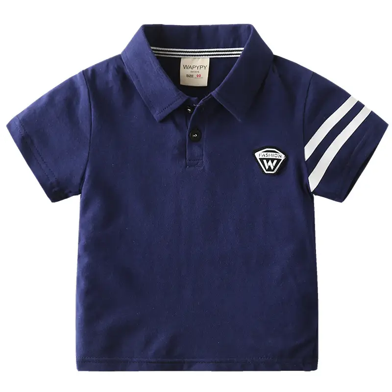 Children's Yellow Polo T-Shirt 2023 Summer - Image 10