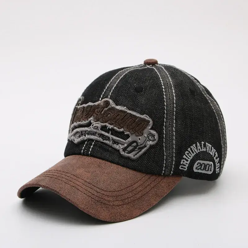 Men Distressed Korean Style Cowboy Hat Vintage 2009 - Image 2