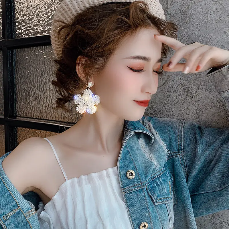 2025 Luxury Crystal Flower Earrings for Women - Image 4