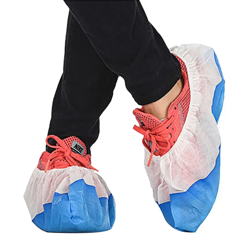 Blue Non-Woven Foot Covers for Shoes - Image 4