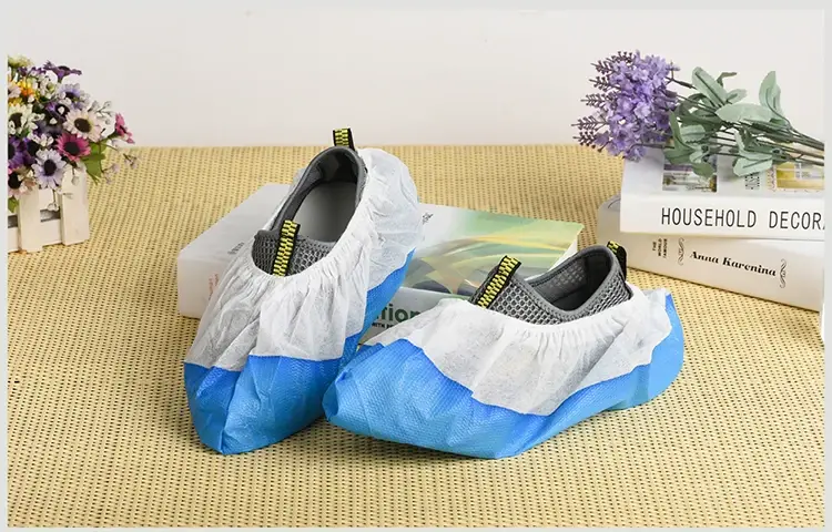 Blue Non-Woven Foot Covers for Shoes — feature 10