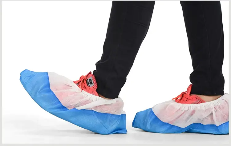 Blue Non-Woven Foot Covers for Shoes — feature 6