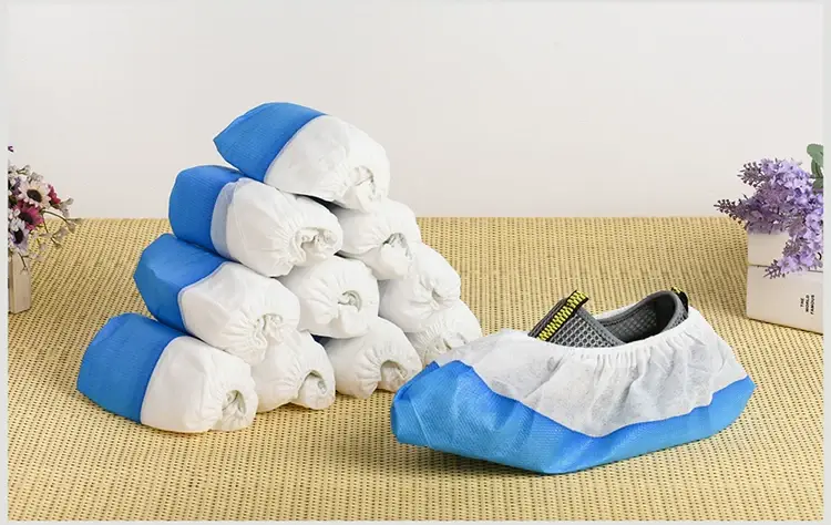 Blue Non-Woven Foot Covers for Shoes — feature 7