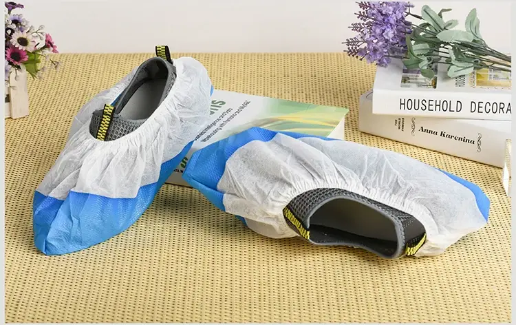 Blue Non-Woven Foot Covers for Shoes — feature 9