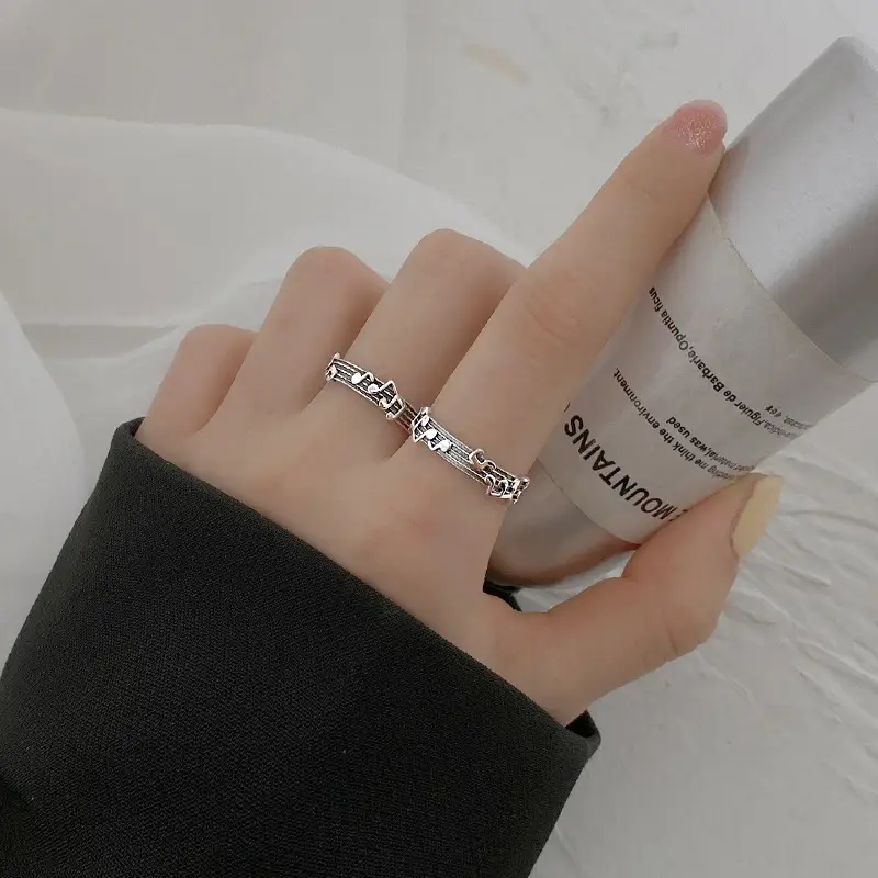 Vintage Silver Adjustable Ring for Women - Image 5