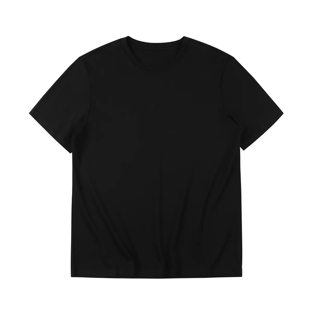 Men Pure Cotton Short Sleeve T-Shirt Black 2025 - Image 2