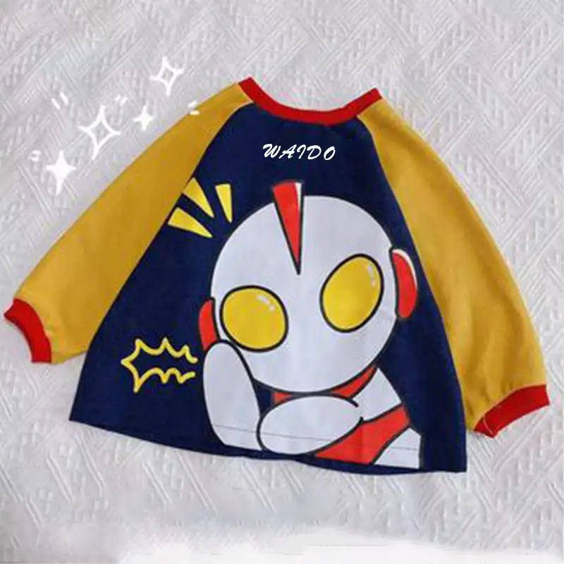 Children's Bear Print Long Sleeve Sweater Brown Black - Image 8