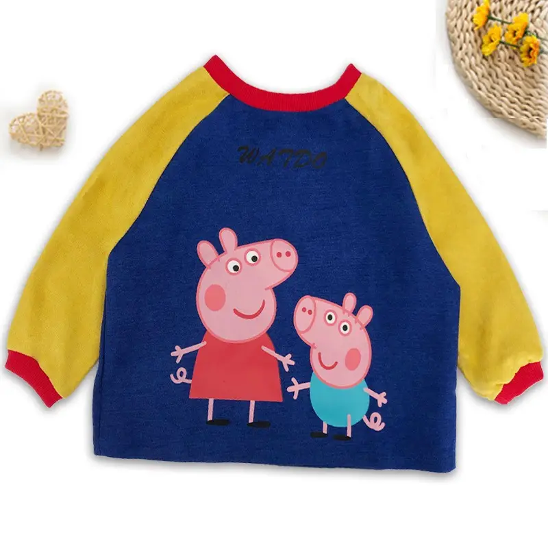 Children's Bear Print Long Sleeve Sweater Brown Black - Image 13