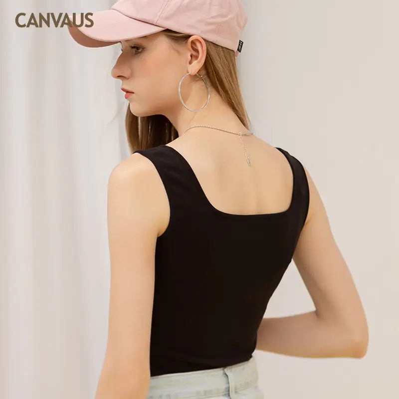 Black Slim Fit Sleeveless Camisole Women - Image 6