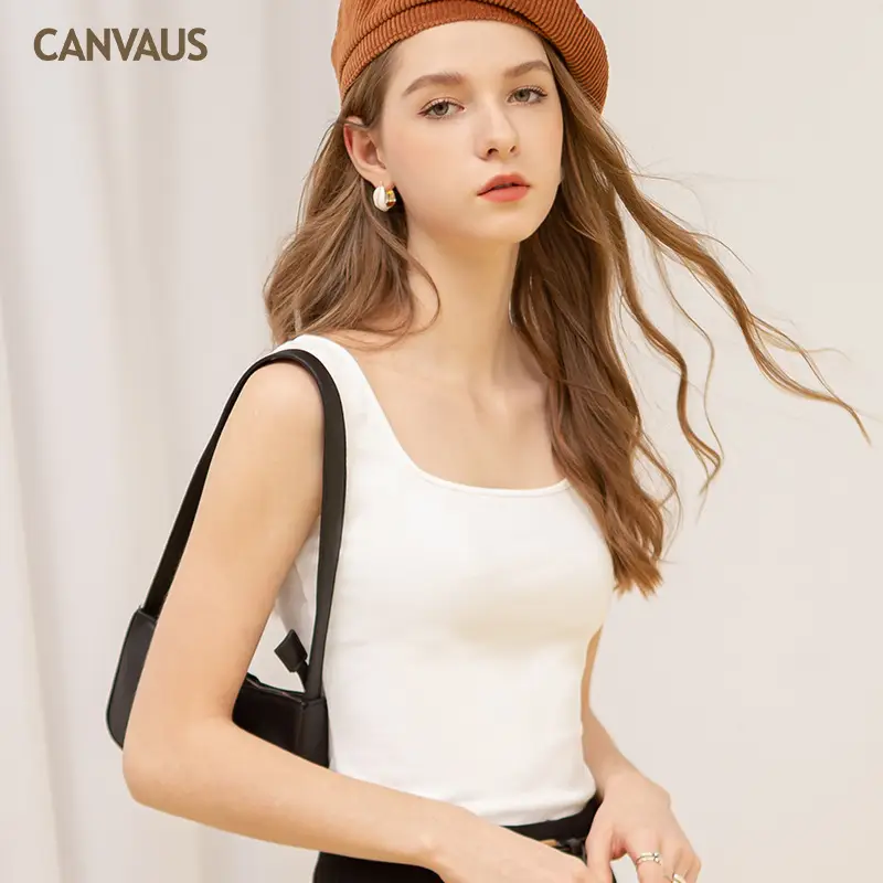 Black Slim Fit Sleeveless Camisole Women - Image 7