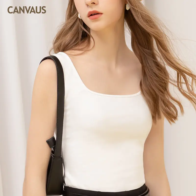 Black Slim Fit Sleeveless Camisole Women - Image 8
