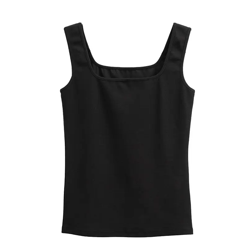Black Slim Fit Sleeveless Camisole Women - Image 9
