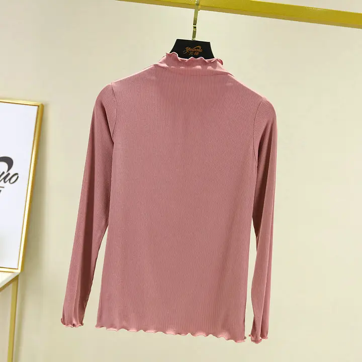 Women Grey High Neck Flashside T-Shirt Slim Fit - Image 2