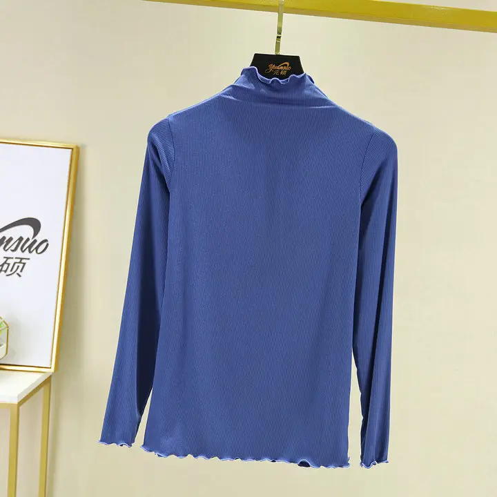 Women Grey High Neck Flashside T-Shirt Slim Fit - Image 6