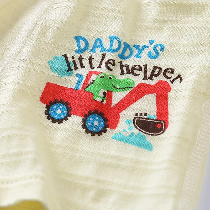 Children's Cotton Boxers 4 Pack 100 Cotton - Image 7
