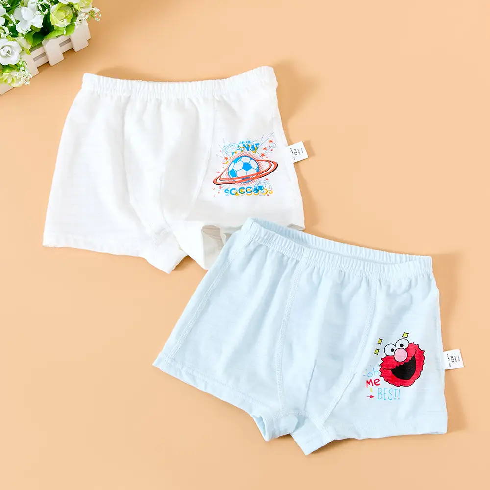 Children's Cotton Boxers 4 Pack 100 Cotton - Image 3