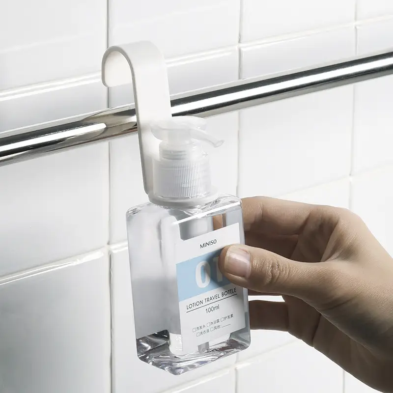 Plastic Bathroom Storage Hooks 2.5x3.1cm Each - Image 3