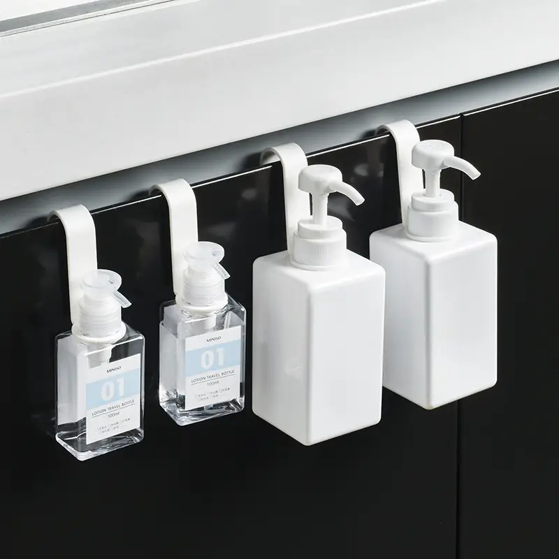 Plastic Bathroom Storage Hooks 2.5x3.1cm Each - Image 5