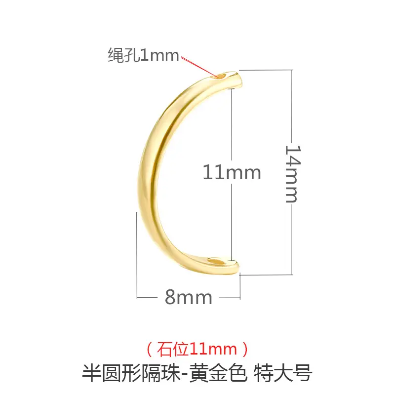 S925 Sterling Silver Beaded Hollow Silver Ring Half Circle Beaded Bracelet Necklace Accessories - Image 10