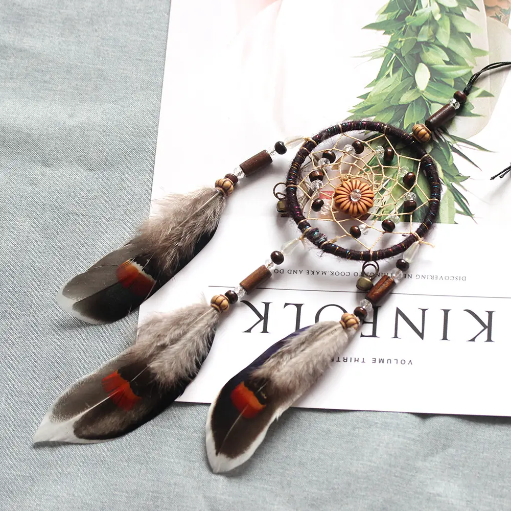 Retro Dream Catcher Wind Bell Pendant for Home Decor - Image 3