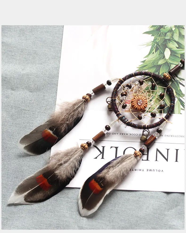 Retro Dream Catcher Wind Bell Pendant for Home Decor — feature 13