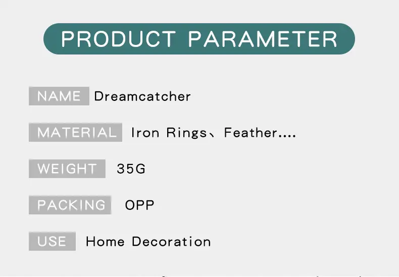 Retro Dream Catcher Wind Bell Pendant for Home Decor — feature 6