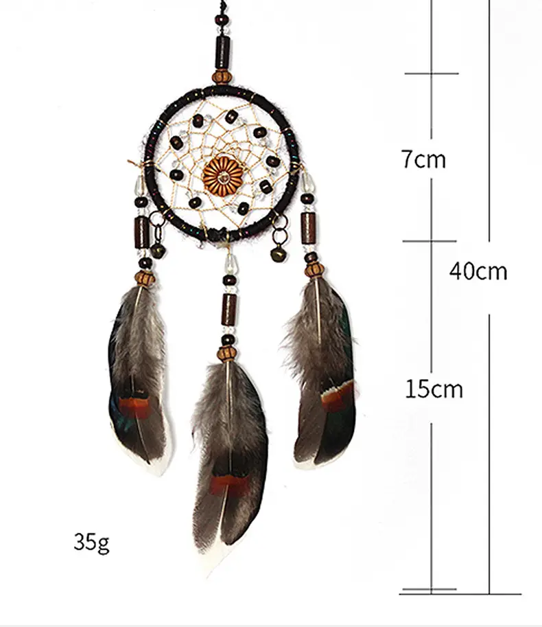 Retro Dream Catcher Wind Bell Pendant for Home Decor — feature 7