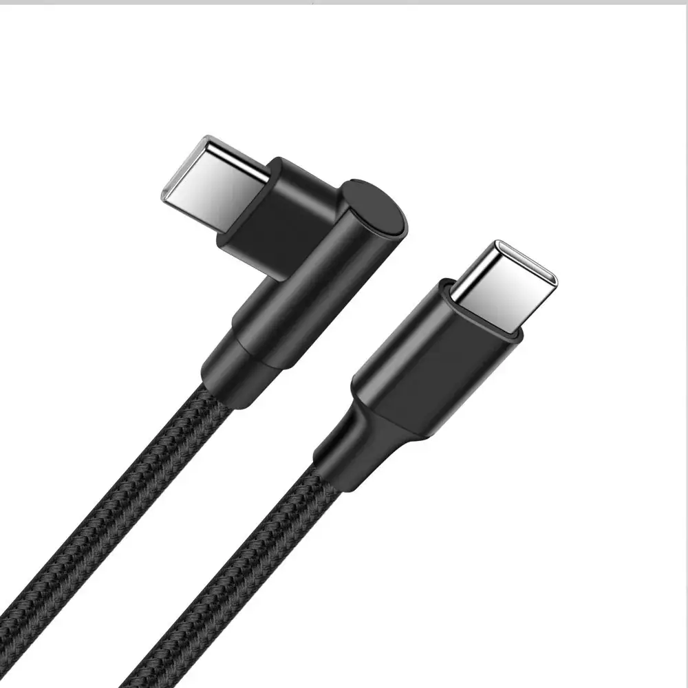 Type-C to Type-C Data Cable 60W PD Fast Charging Black - Image 2
