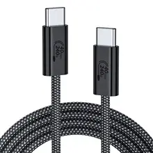 Type-C to Type-C Data Cable 60W PD Fast Charging Black — feature 12