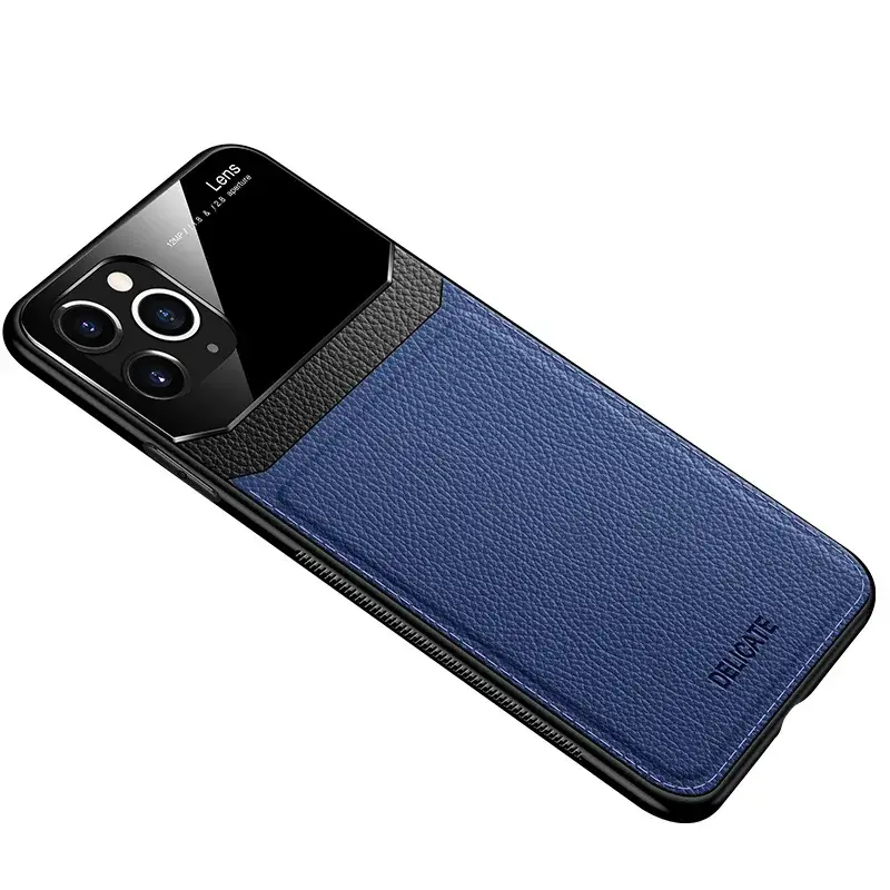 Samsung S25 Leather Camera Case Black with High-End 360° View - Image 4