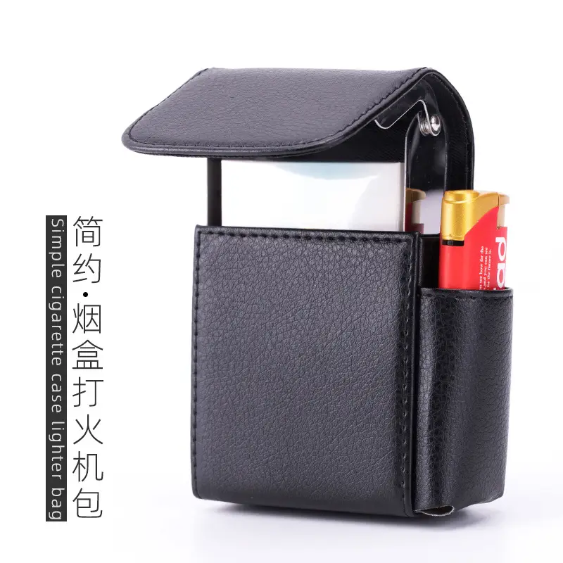 Men's 20-Pack Thick Cigarette Box Lighter All-In-One Packaging - Image 12