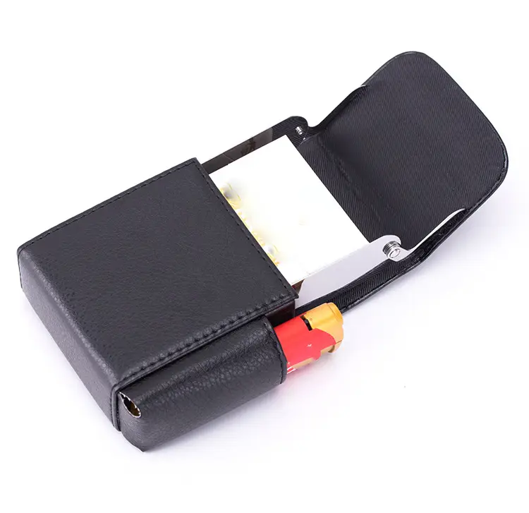 Men's 20-Pack Thick Cigarette Box Lighter All-In-One Packaging — feature 5
