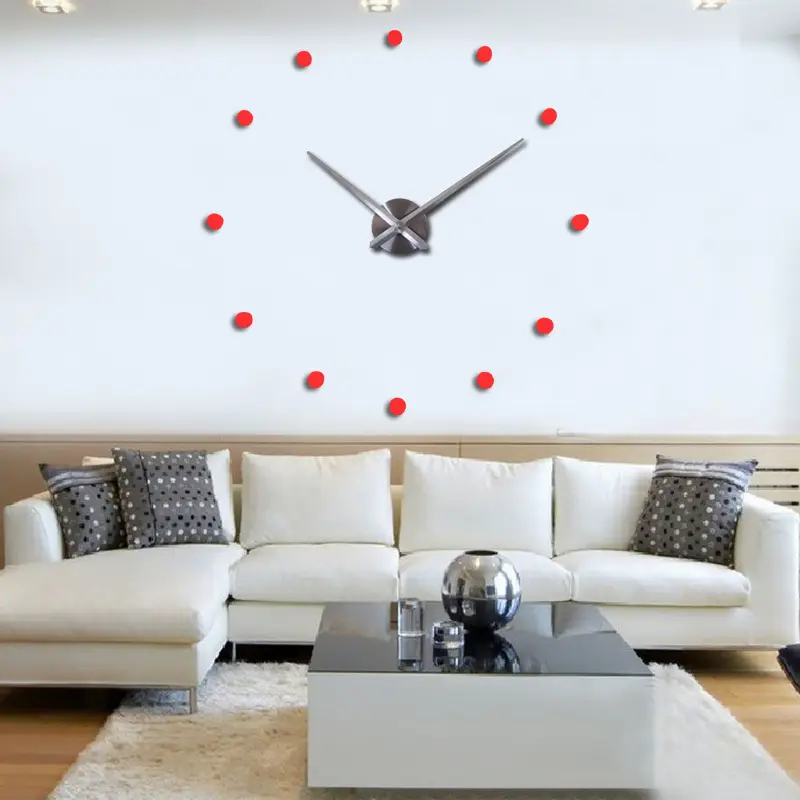 3D Acrylic Wall Clock Silent Decorative Home Decor - Image 12