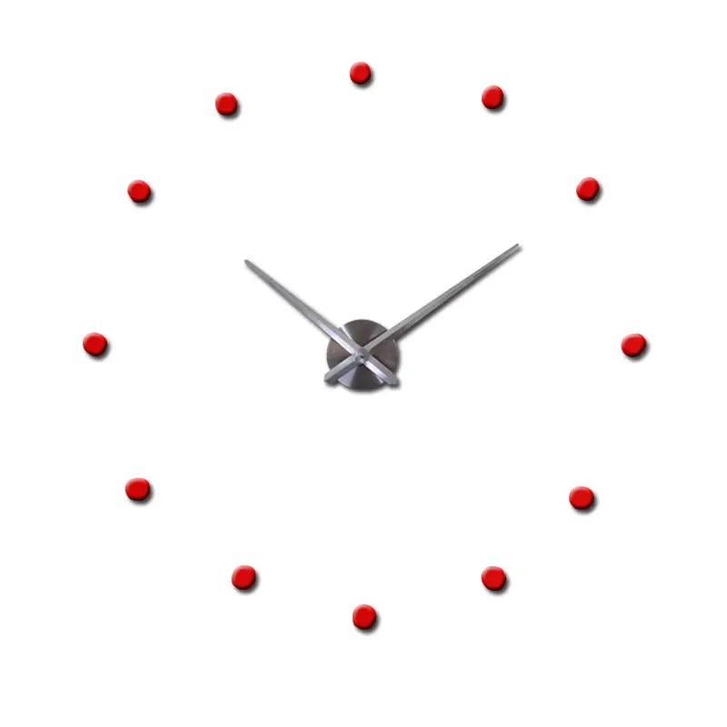 3D Acrylic Wall Clock Silent Decorative Home Decor - Image 4