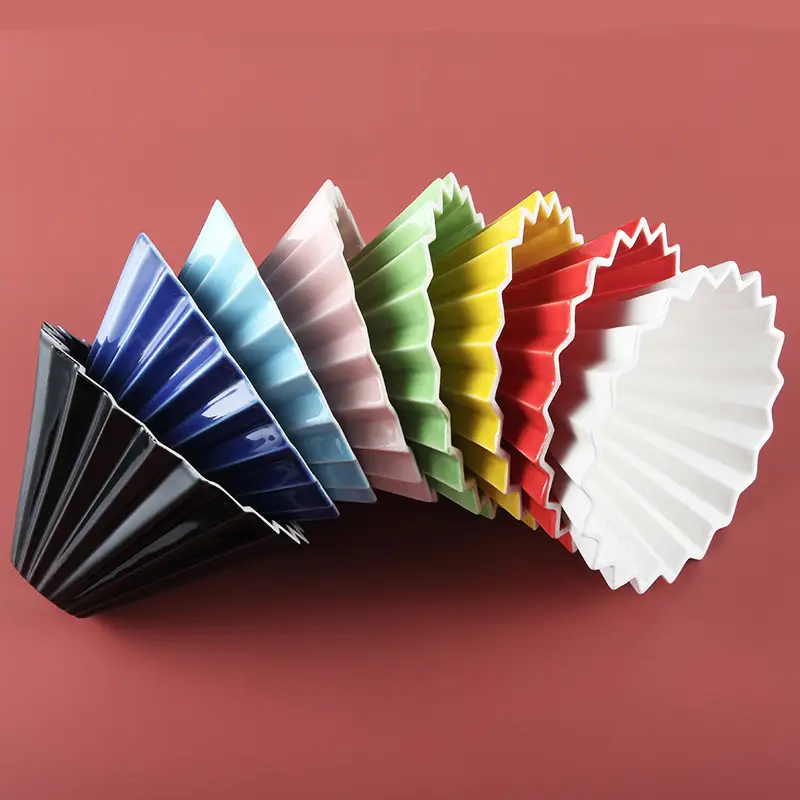 Green Ceramic Origami Filter Cup for 60oz Coffee - Image 12