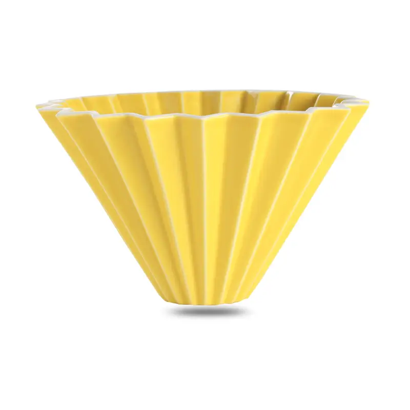 Green Ceramic Origami Filter Cup for 60oz Coffee - Image 3