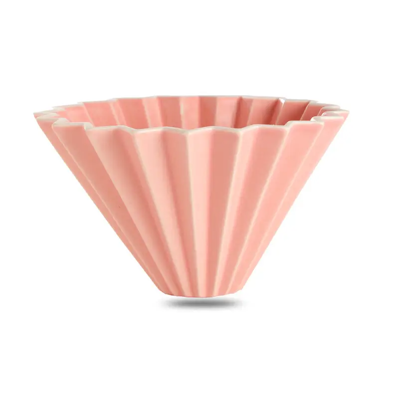 Green Ceramic Origami Filter Cup for 60oz Coffee - Image 4