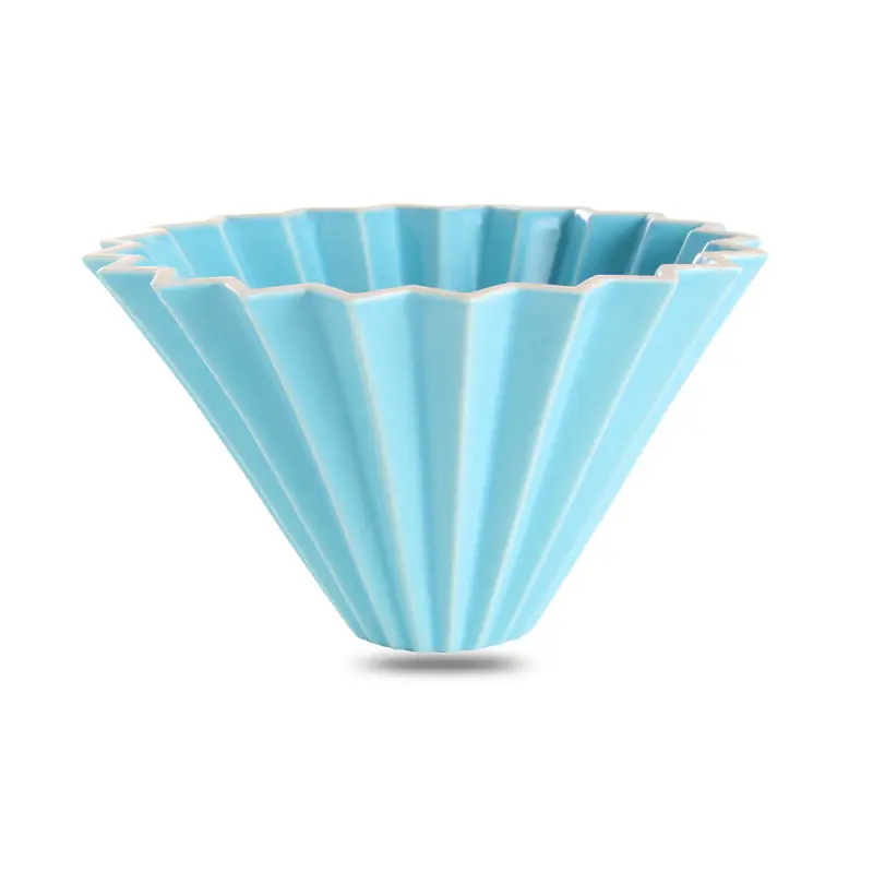 Green Ceramic Origami Filter Cup for 60oz Coffee - Image 6