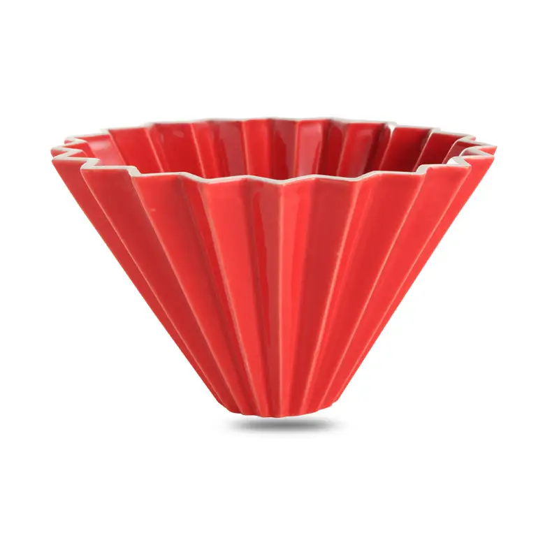 Green Ceramic Origami Filter Cup for 60oz Coffee - Image 8