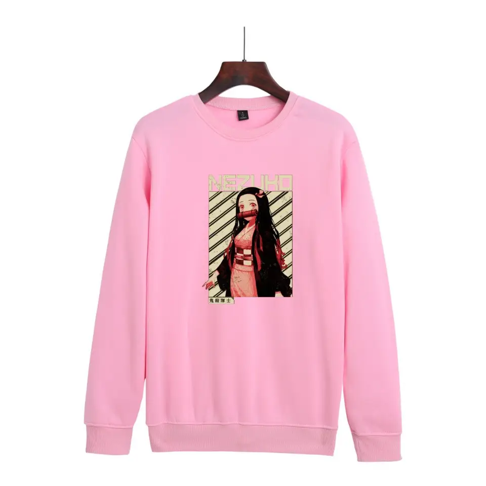 Tanru Ghost Print Sweatshirt Grey for Men Women