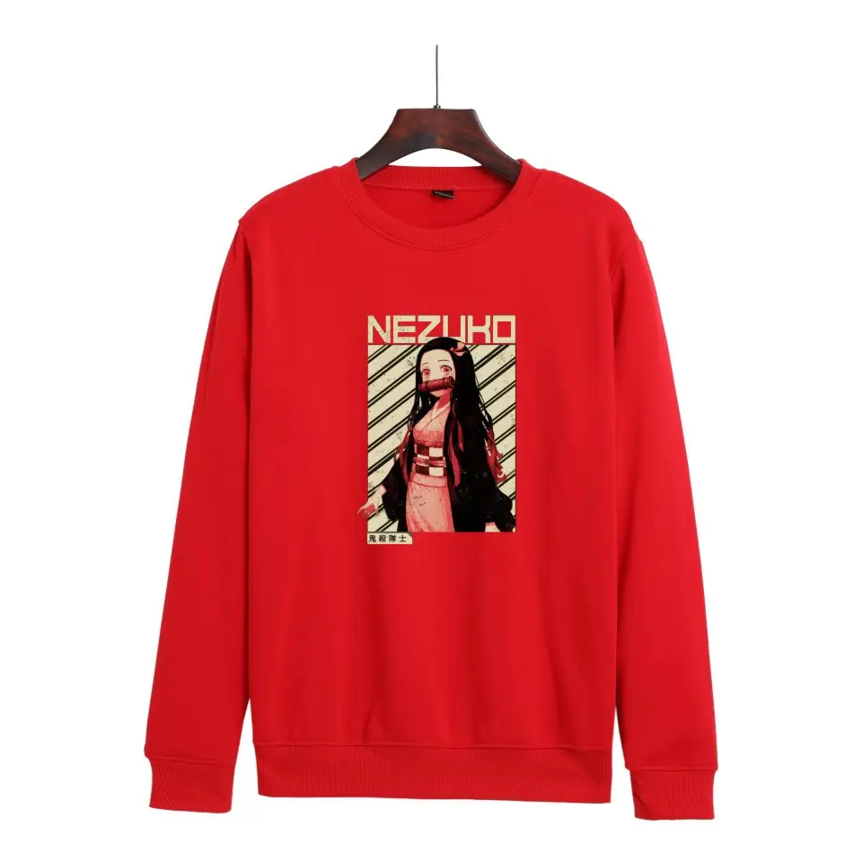Tanru Ghost Print Sweatshirt Grey for Men Women