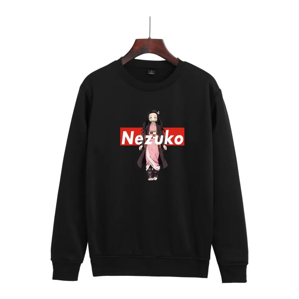 Tanru Ghost Print Sweatshirt Grey for Men Women
