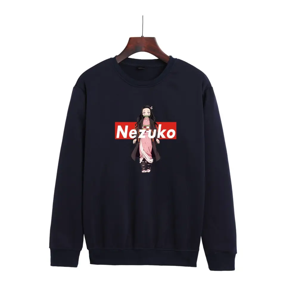 Tanru Ghost Print Sweatshirt Grey for Men Women