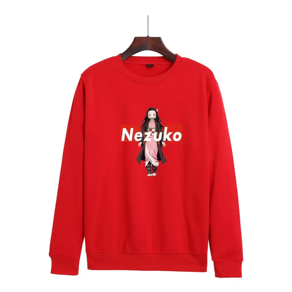 Tanru Ghost Print Sweatshirt Grey for Men Women