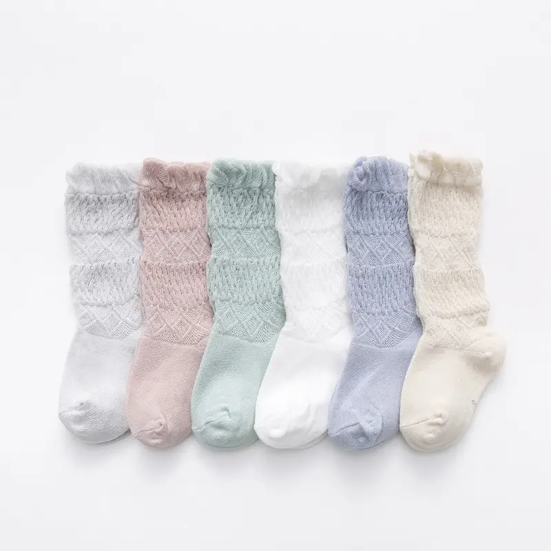 2025 Spring Baby Mesh Knee Socks Ultra-Thin Mid-Length - Image 9